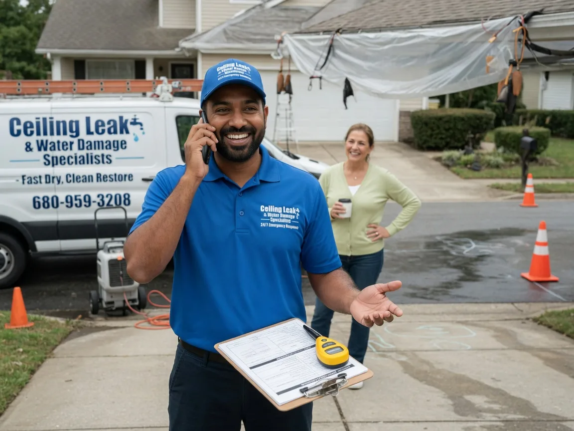 Ceiling Leak Cleanup Lake City, IA FAQs